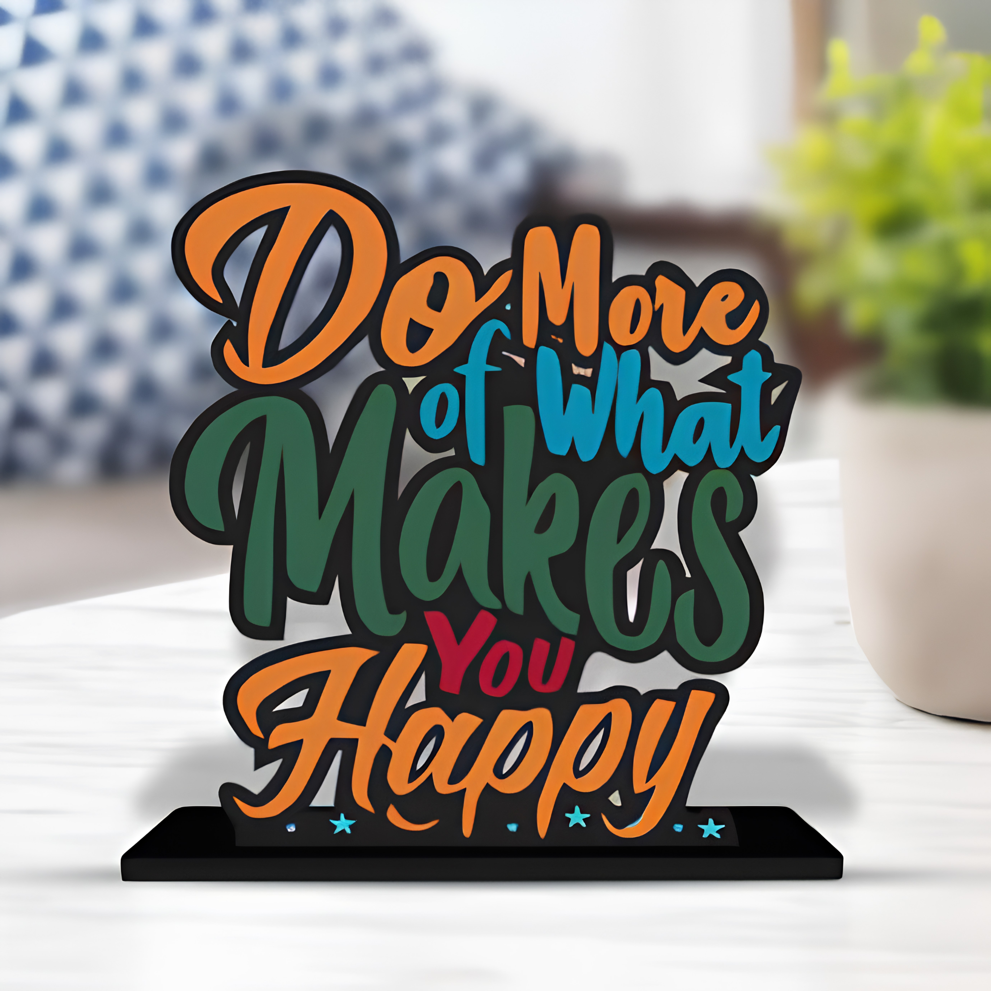 Premium MDF Personalised Quote Standee 2