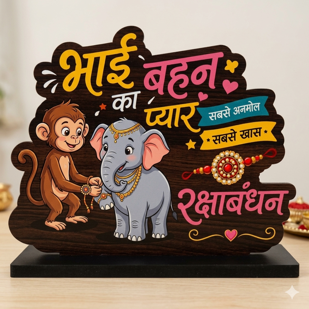 Premium Wooden Motivational Desk Decor 10