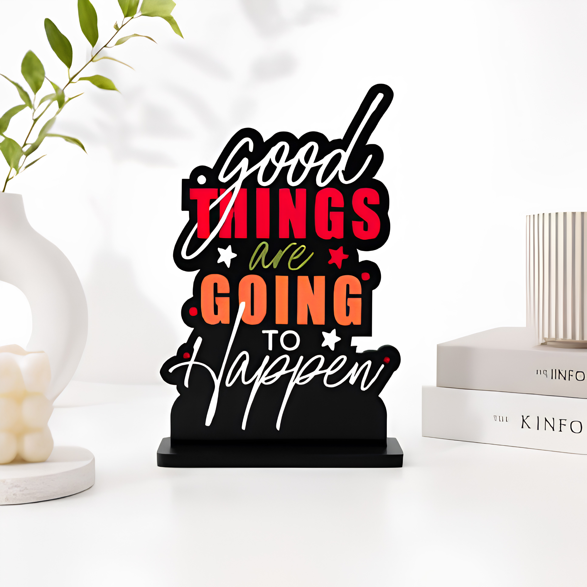 Premium MDF Personalised Quote Standee 1