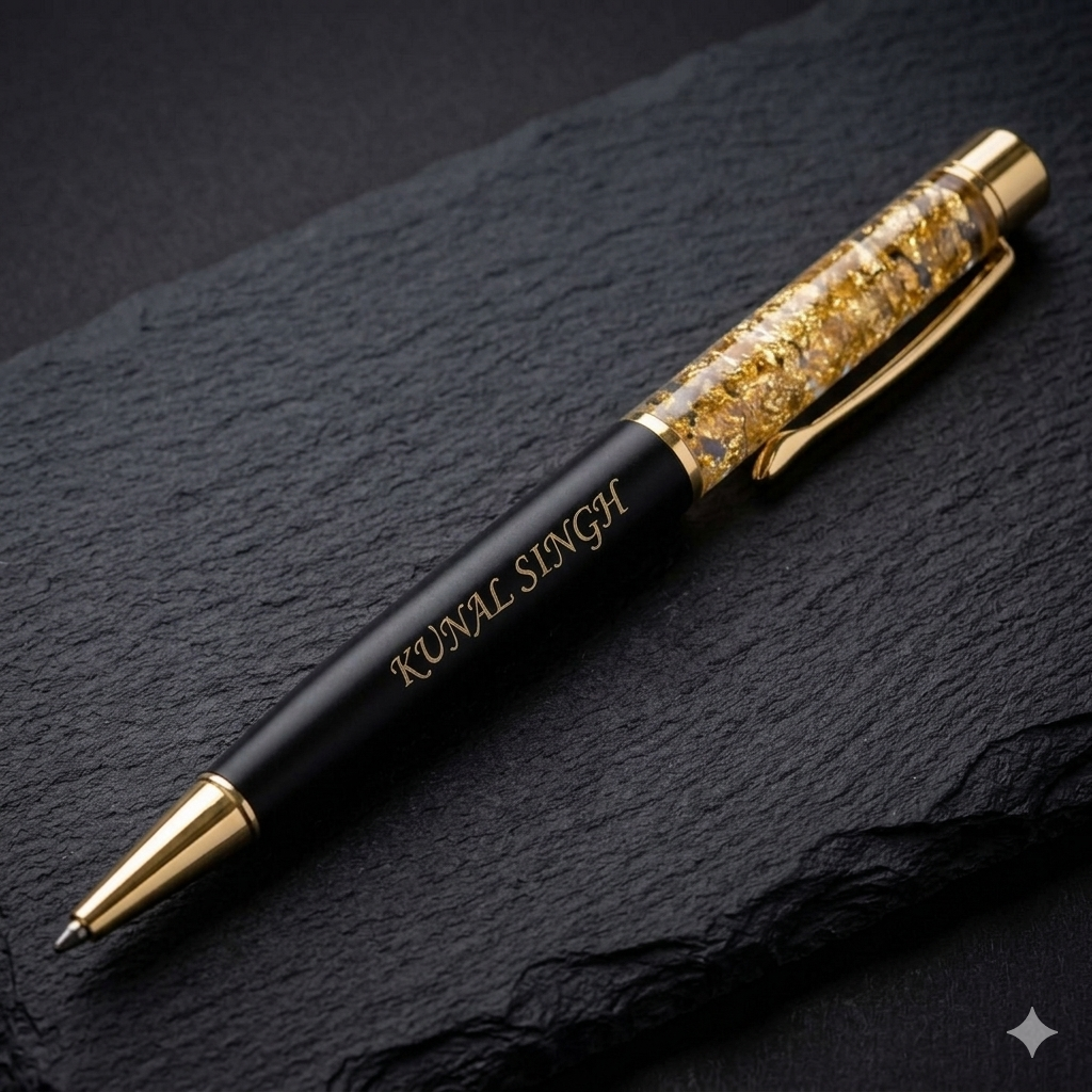 Personalized Crystal Name Pen | Custom Engraved Luxury Ball Pen