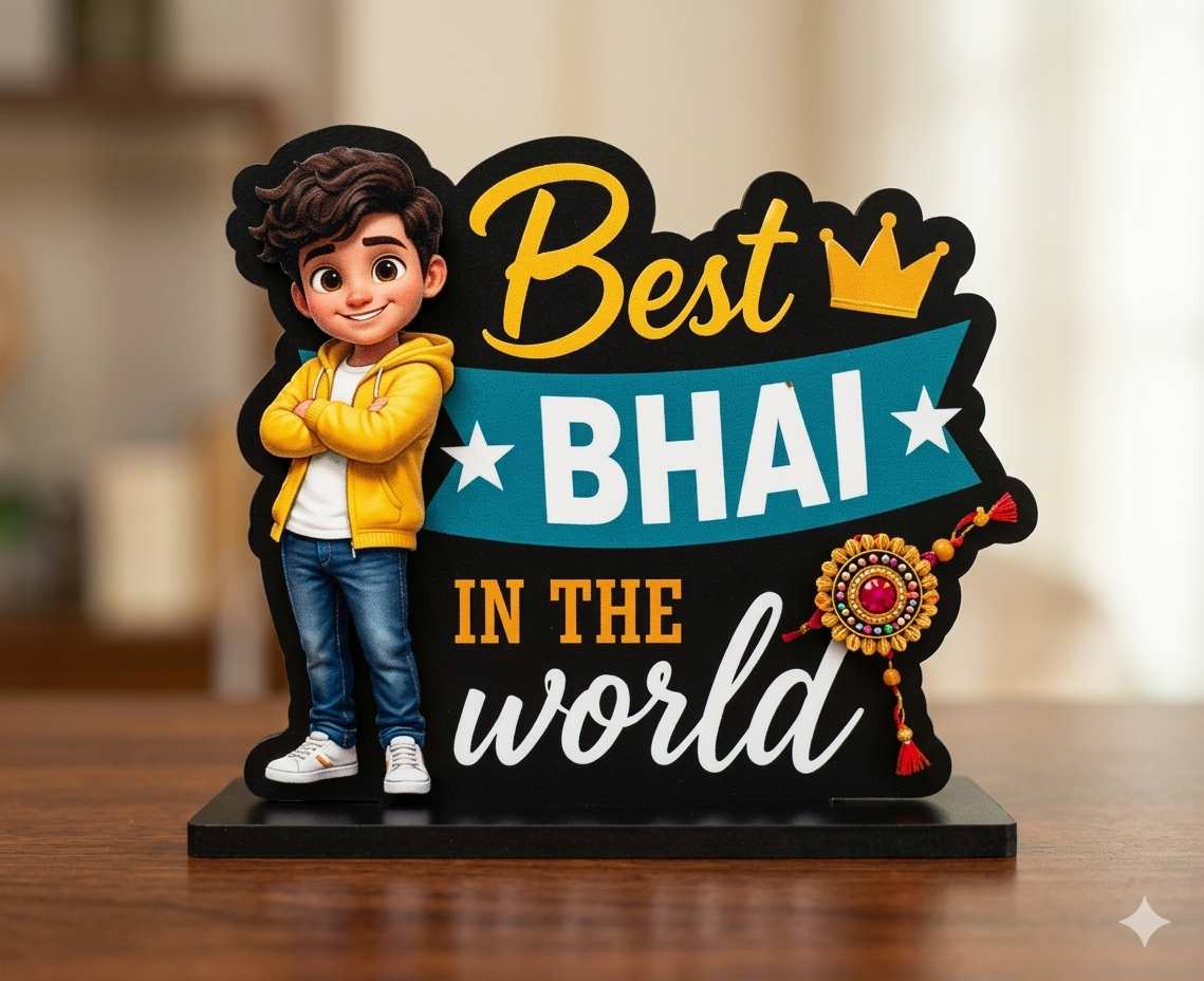 Premium Wooden Motivational Desk Decor 1