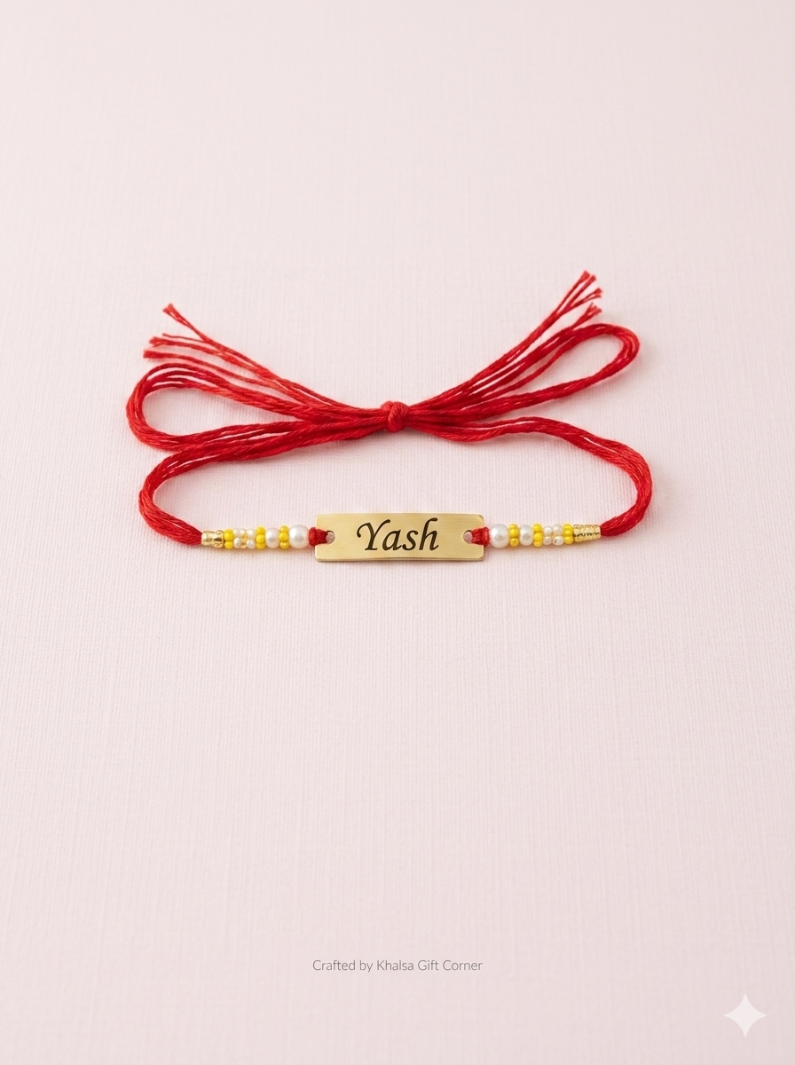 Premium  Personalised Rakhi 4