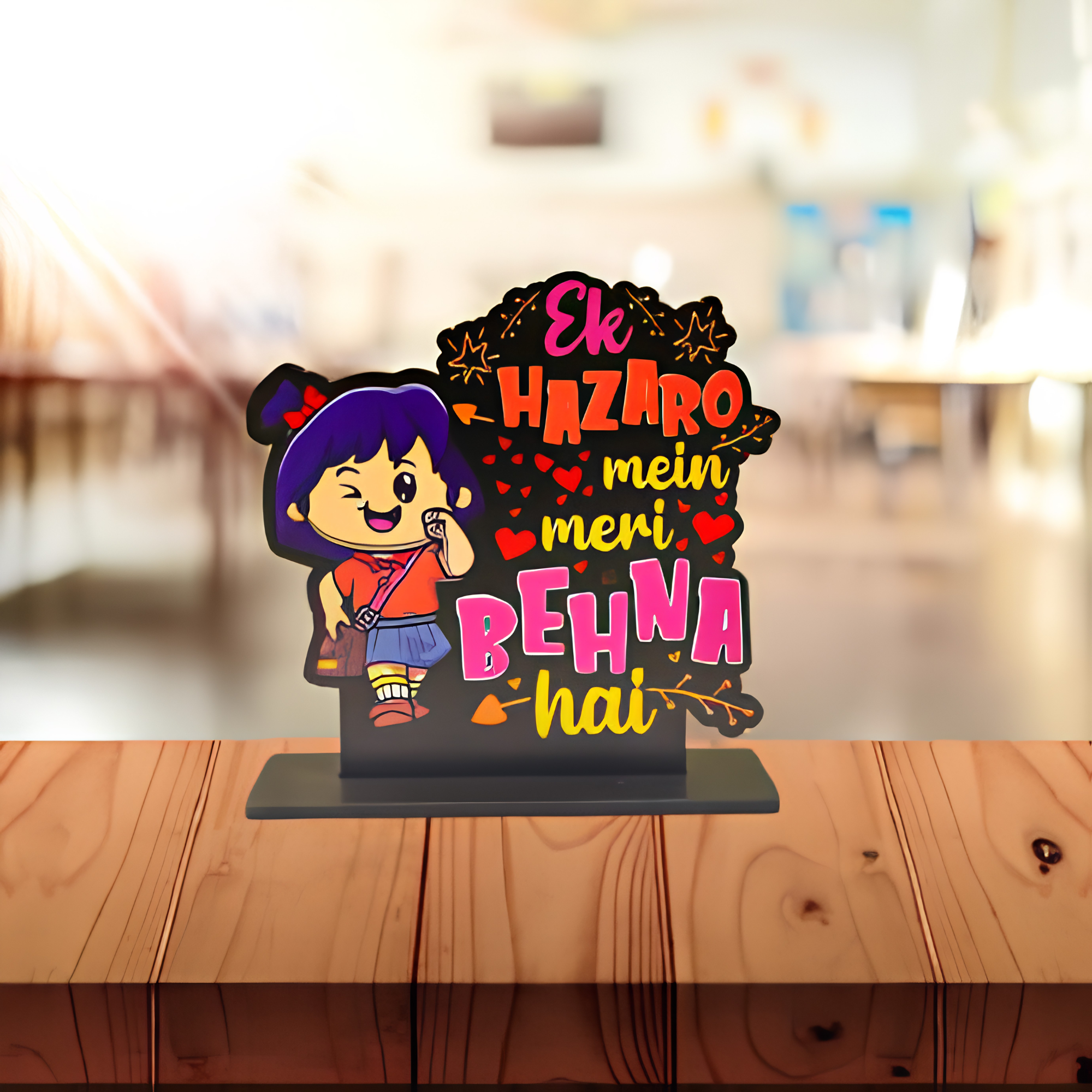 Premium MDF Personalised Quote Standee 3